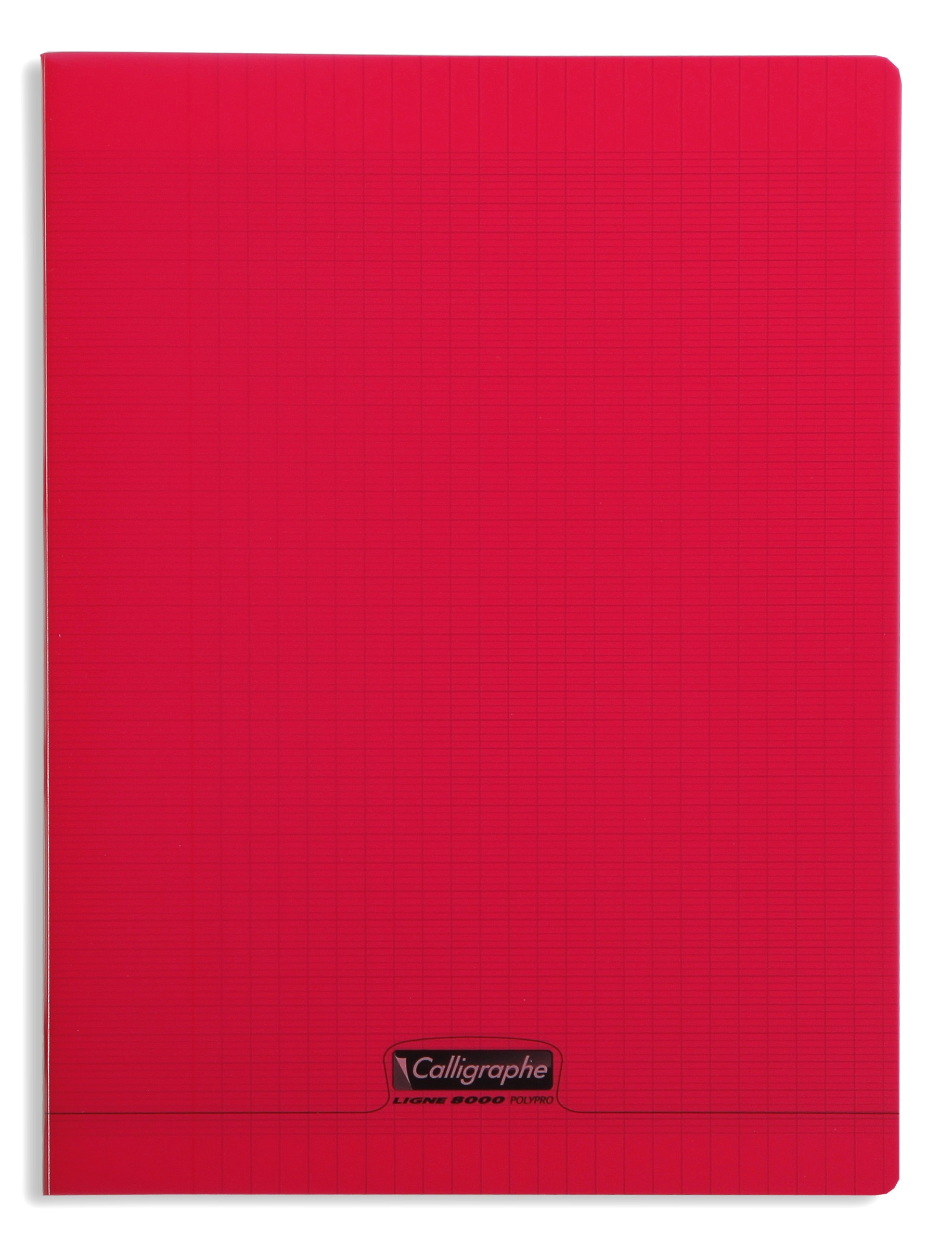 Cahier pique 8000 POLYPRO 24x32 cm 48 pages grands carreaux 90 g