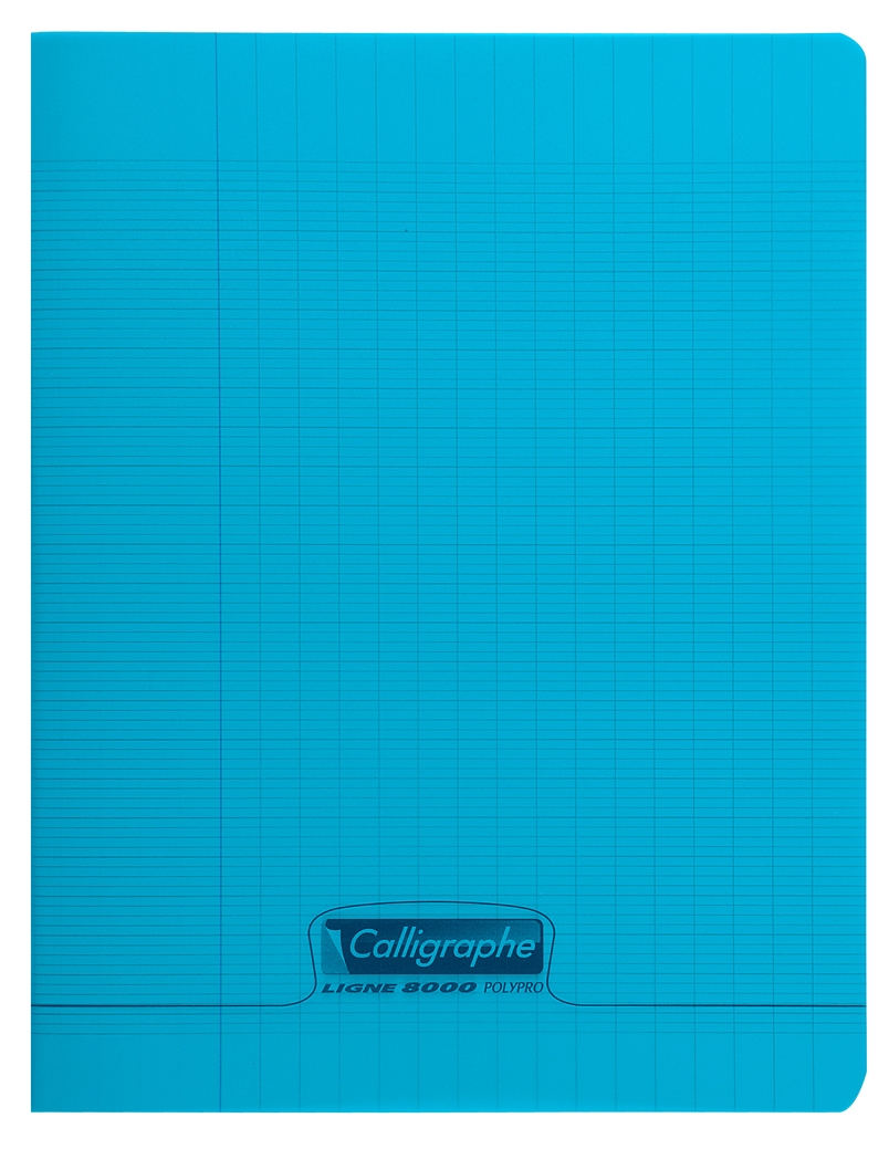 Cahier pique 8000 POLYPRO 17x22 cm 96 pages grands carreaux 90 g