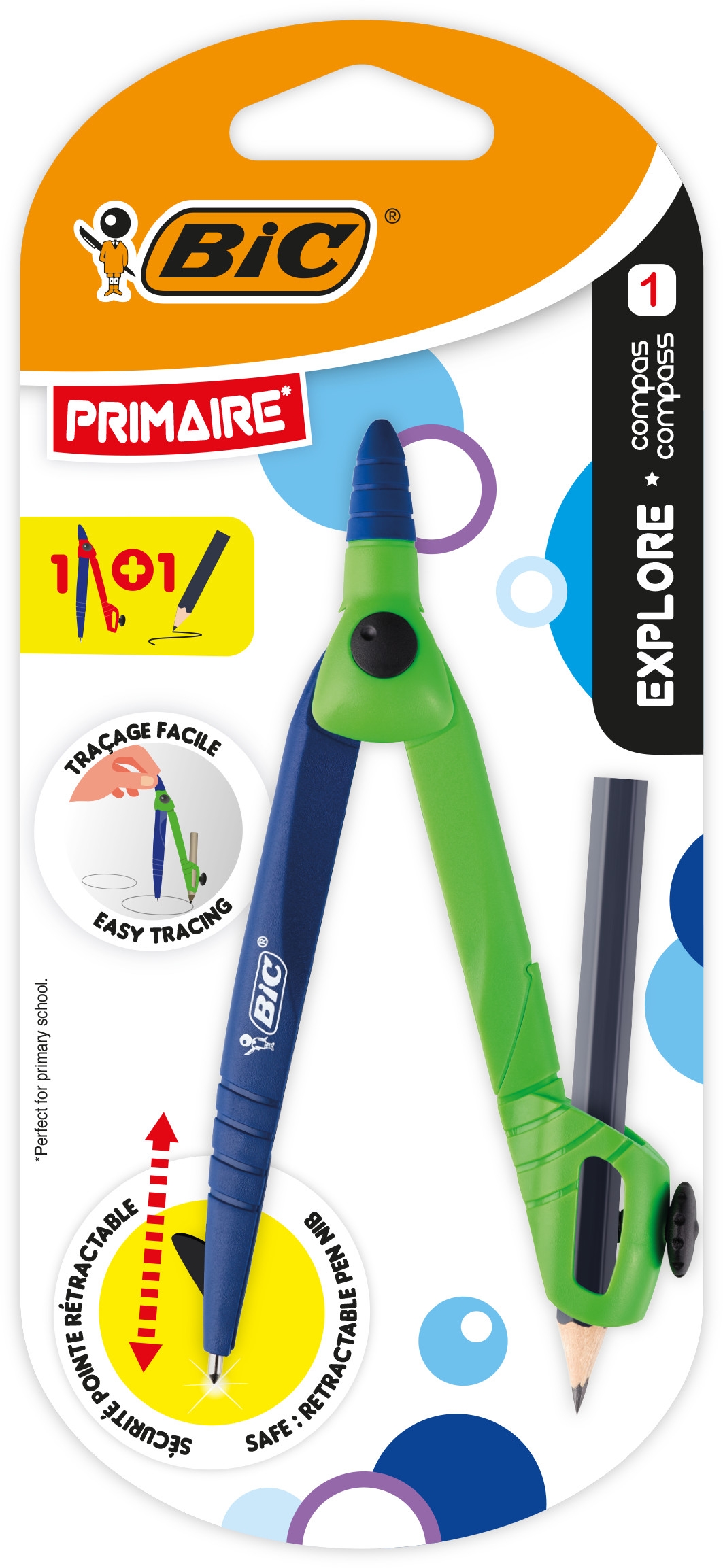 BIC Criterium 550 Crayons a Papier - 2B/B/HB/H/2H, Blister de 5