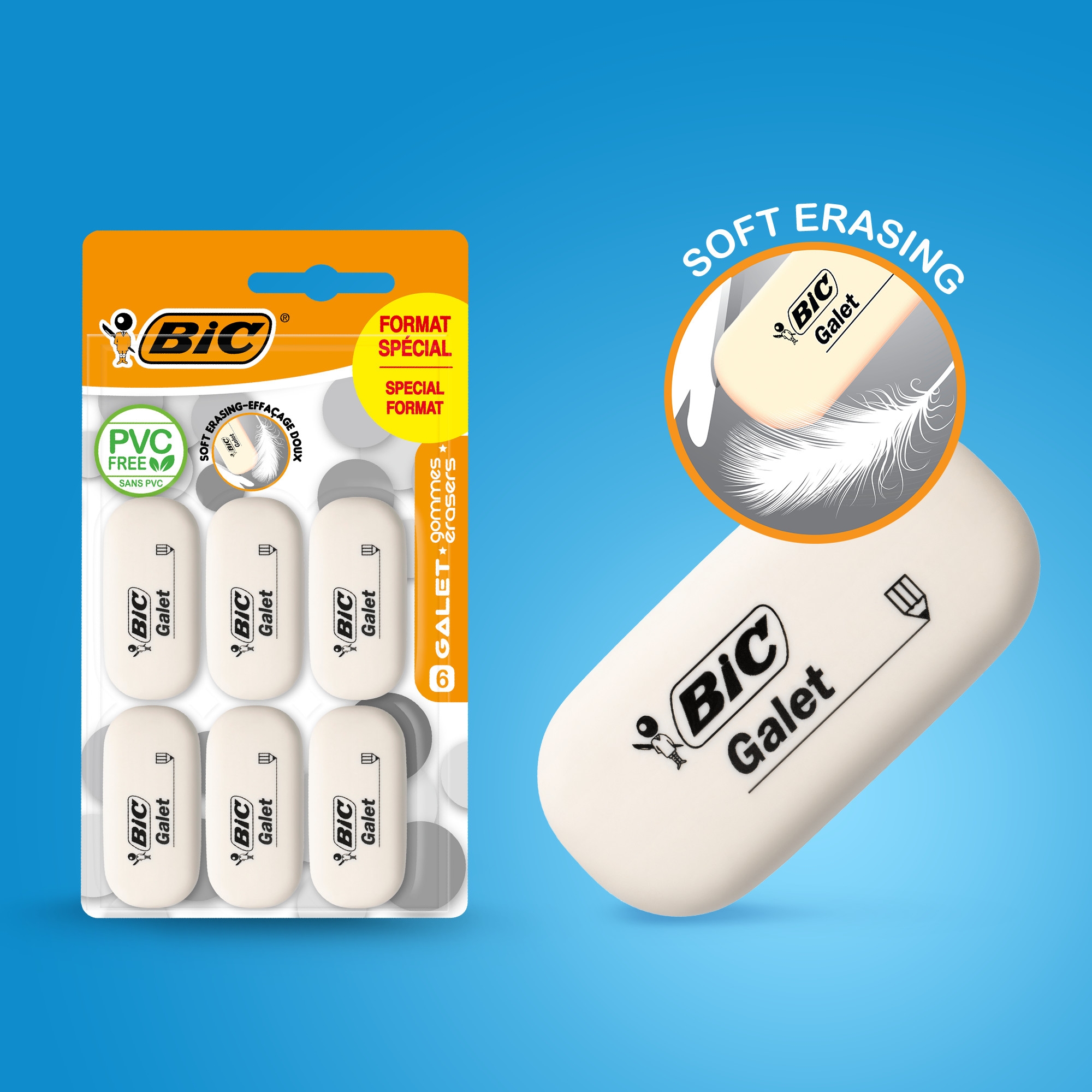 BIC Criterium 550 Crayons a Papier - 2B/B/HB/H/2H, Blister de 5