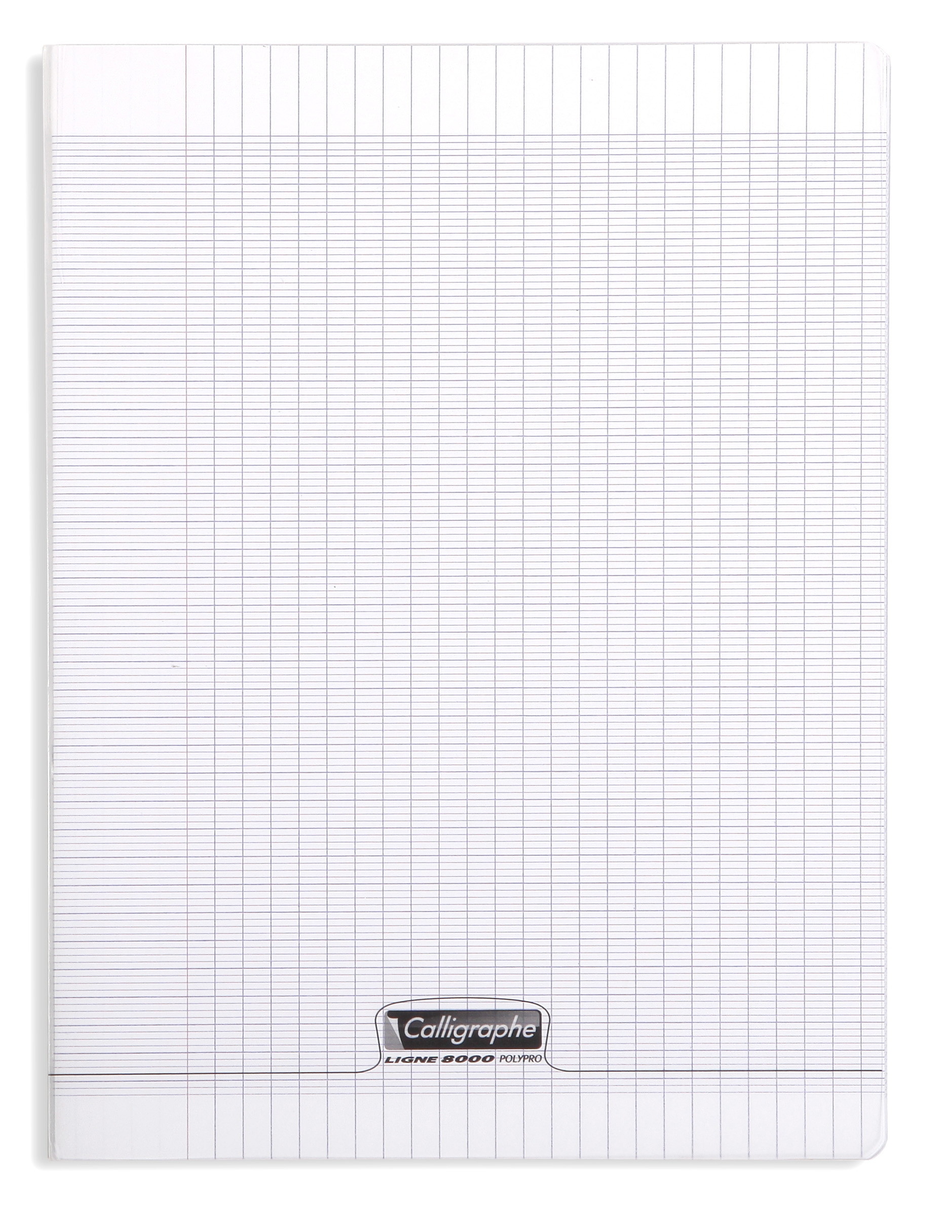 Cahier pique 8000 POLYPRO 24x32 cm 96 pages grands carreaux 90 g
