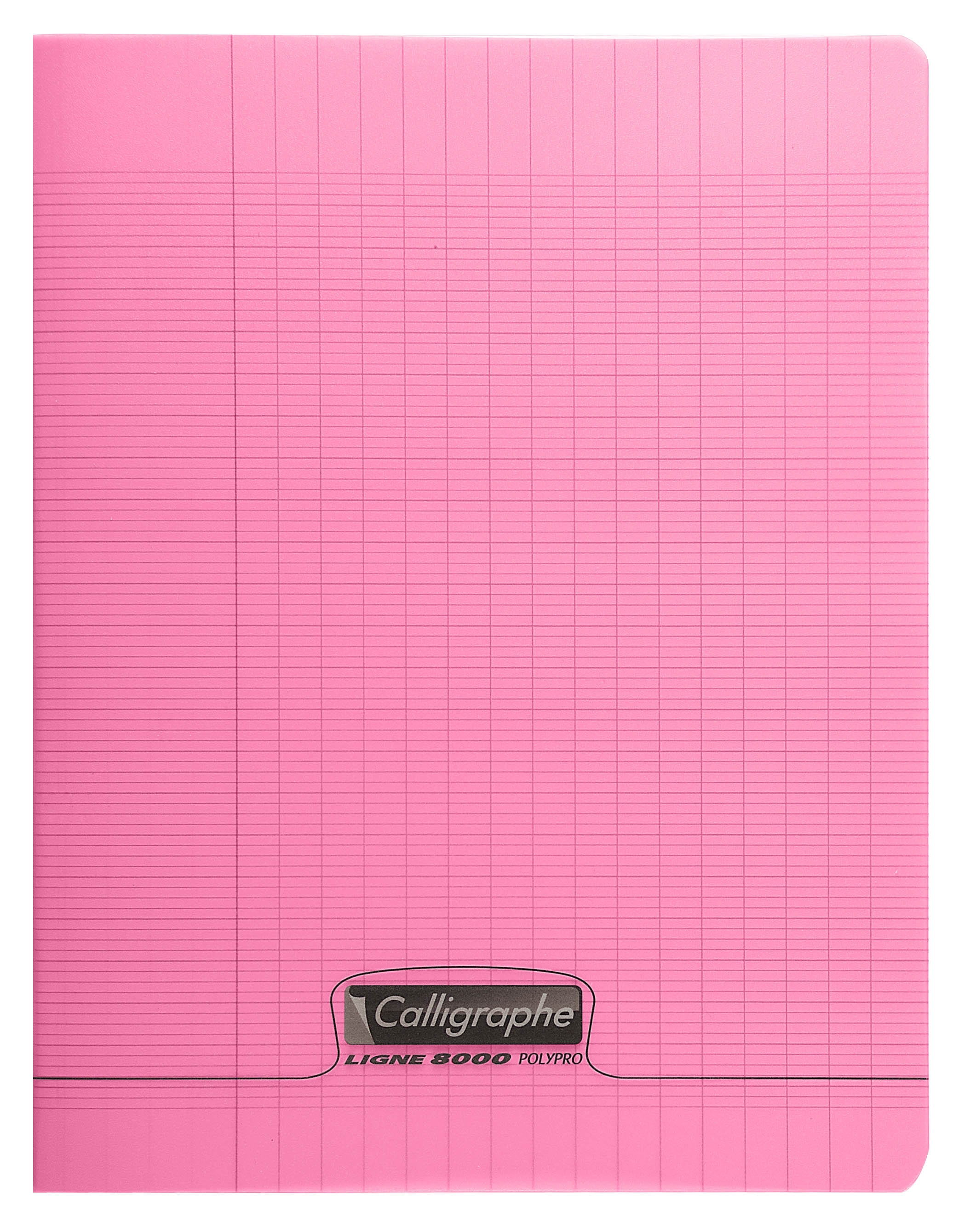 Cahier pique 8000 POLYPRO 24x32 cm 48 pages grands carreaux 90 g