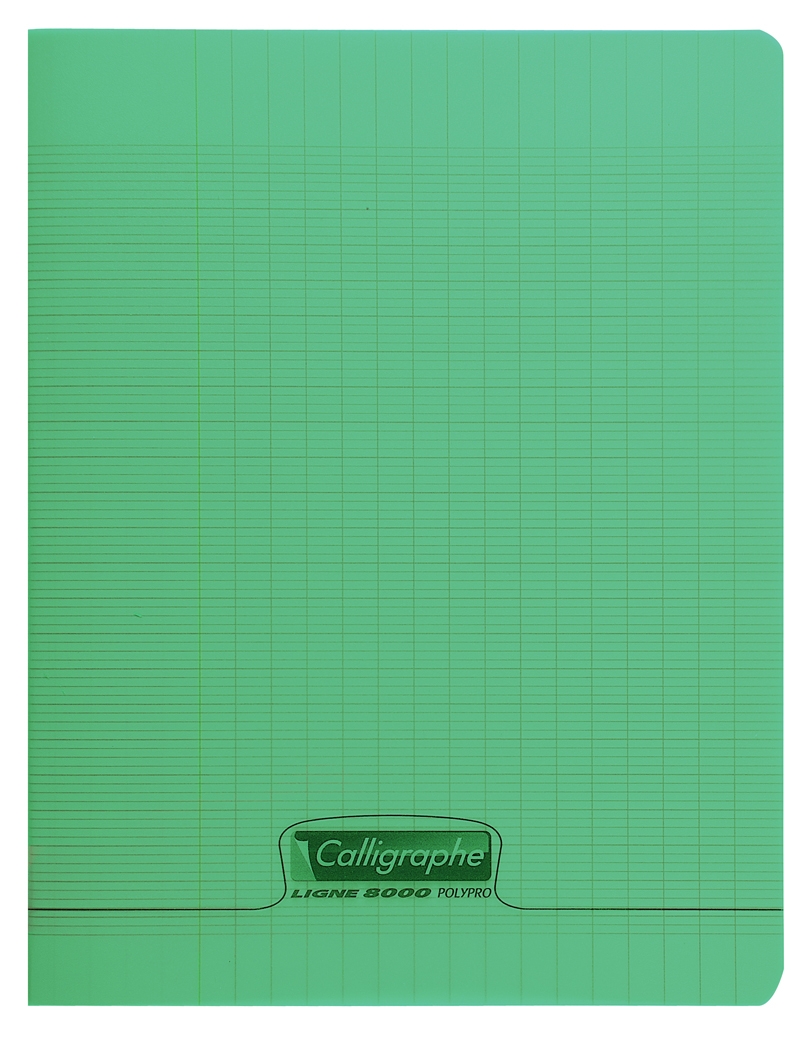 Cahier pique 8000 POLYPRO 24x32 cm 48 pages grands carreaux 90 g