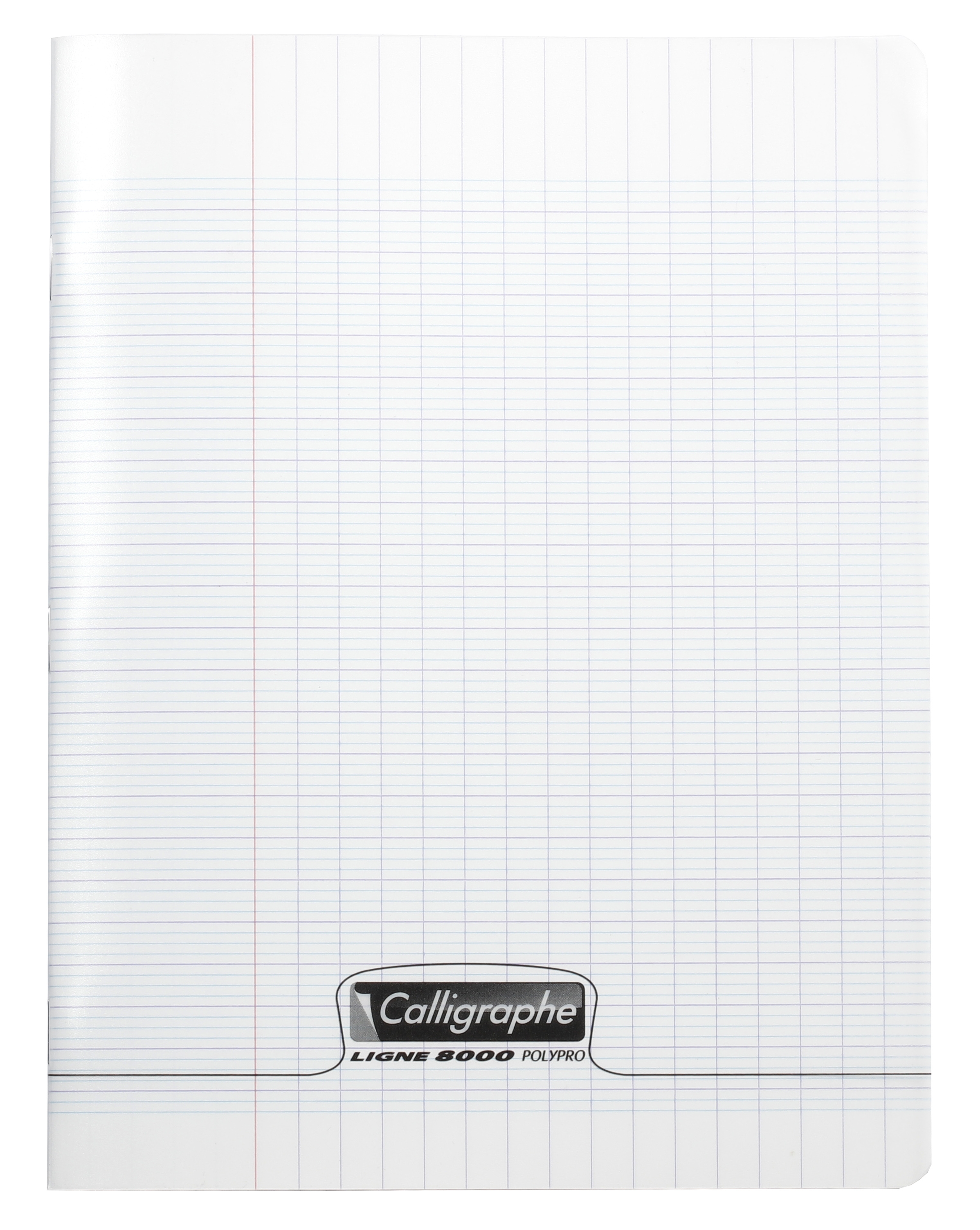 Cahier pique 8000 POLYPRO 17x22 cm 96 pages grands carreaux 90 g