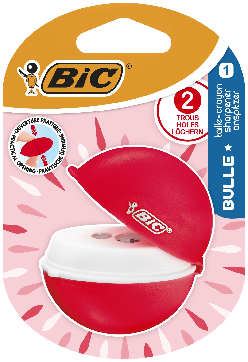 BIC Criterium 550 Crayons a Papier - 2B/B/HB/H/2H, Blister de 5