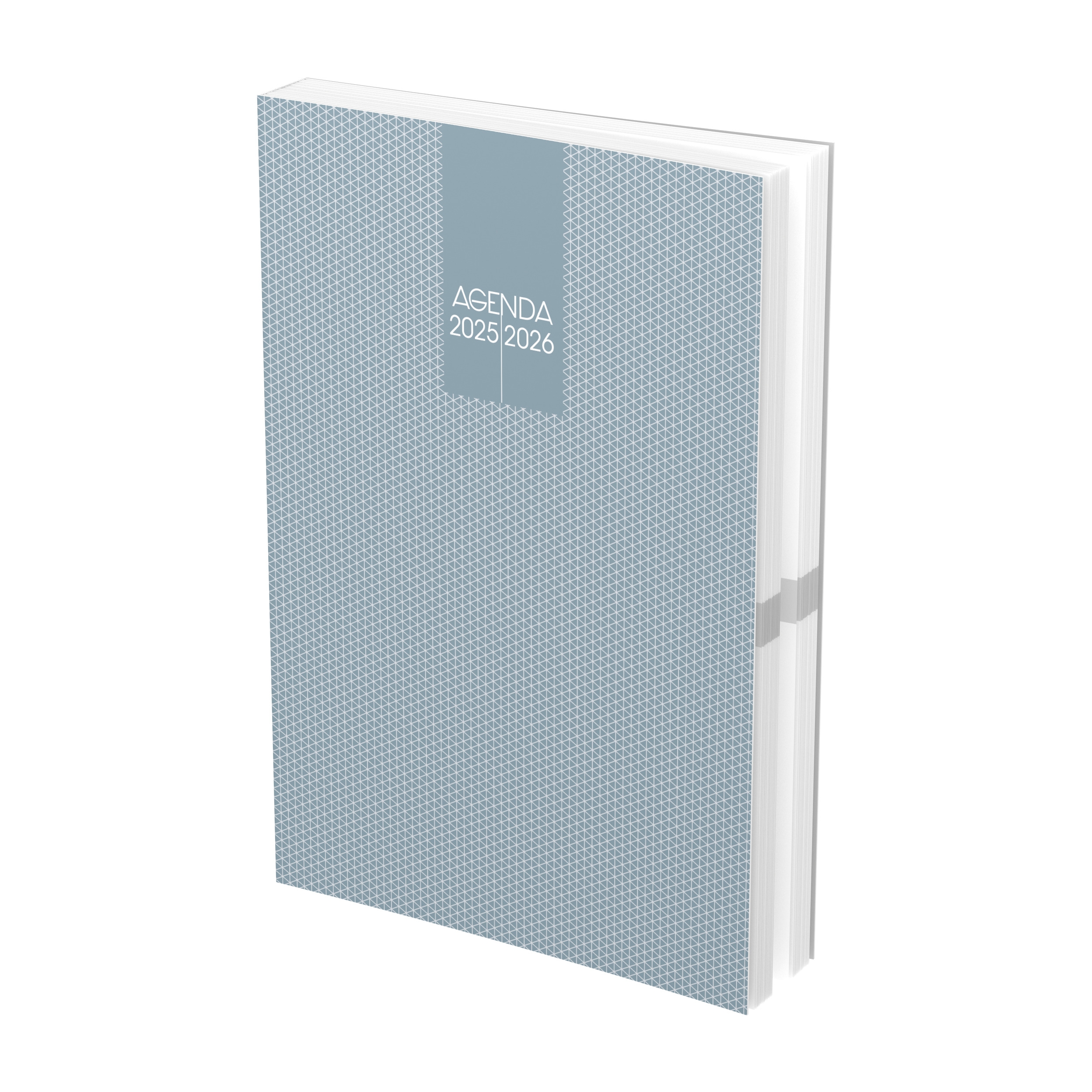 NO NAME Agenda Scolaire 2025 ‐2026 ‐ Couverture rase vif 12x17cm journalier ‐ 4 decors