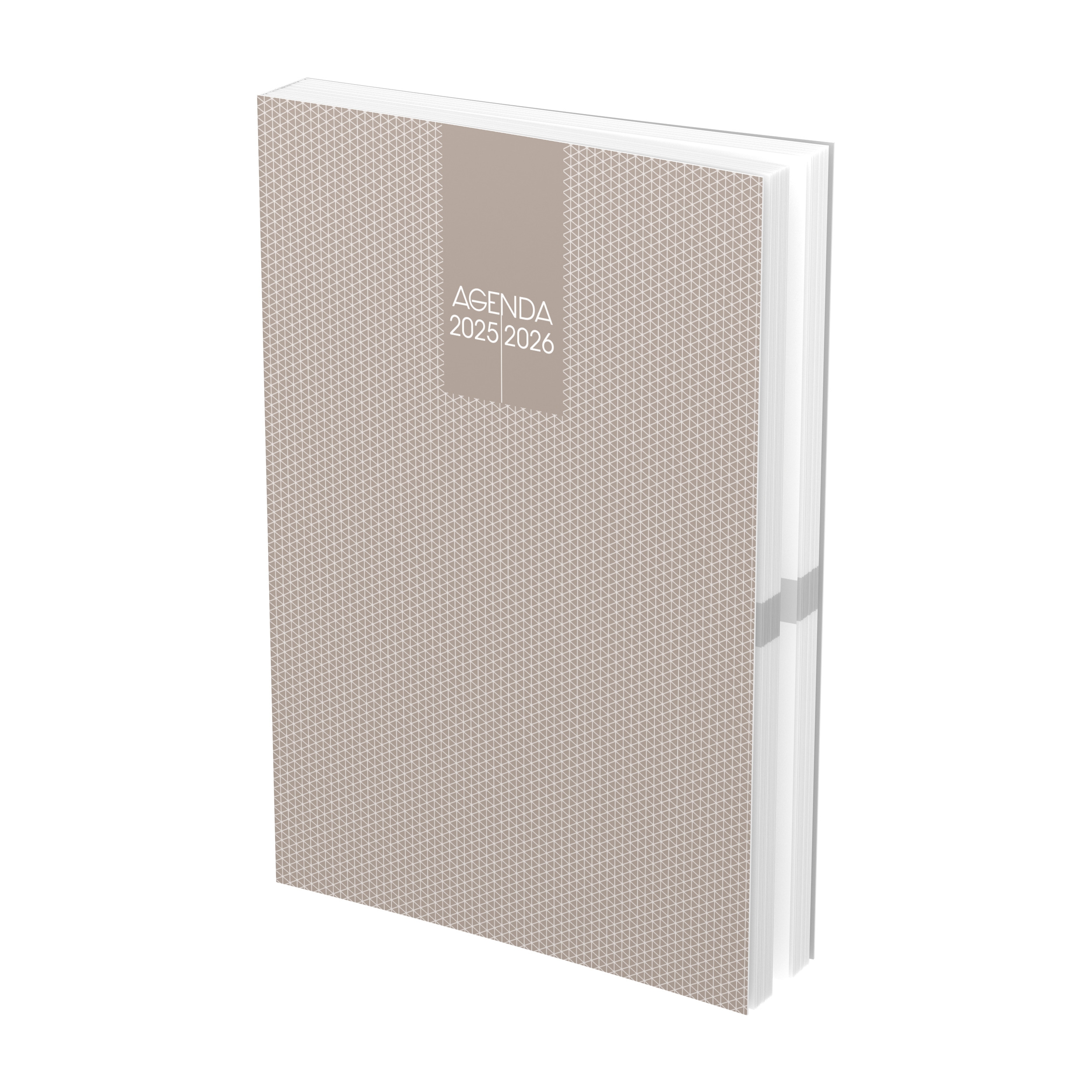 NO NAME Agenda Scolaire 2025 ‐2026 ‐ Couverture rase vif 12x17cm journalier ‐ 4 decors