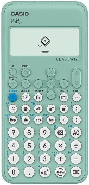 CASIO Calculatrice scientifique FX92 college nouvelle version 2023