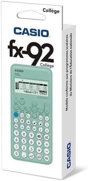 CASIO Calculatrice scientifique FX92 college nouvelle version 2023