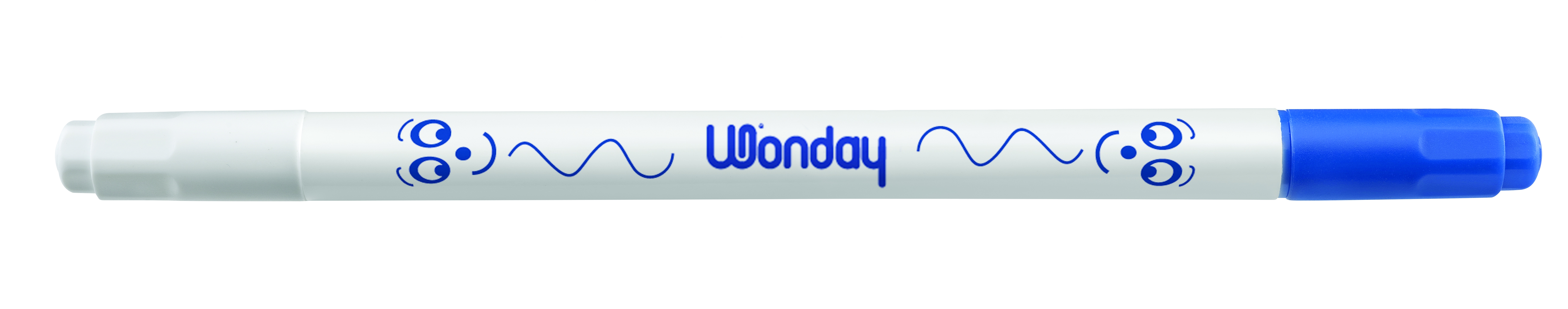 WONDAY Blister de 6 effaceurs reecriveurs, encre Bleue, pointe 1 mm