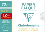 Pochette Calque A4 12+3F 70g speciale rentree des classes