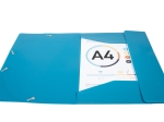 Chemise a elastique 3 rabats Polypropylene 4/10e Opaque Eco - A4 Chemise plastique polypropylene pour petit budget.