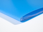 EXACOMPTA Protege-documents en polypropylene 5/10e OPAK pochettes Cristal 100 vues - A4 - Bleu clair