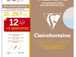 Pochette Papier Millimetre A4 12+3F 90g speciale rentree des classes