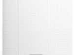 Cahier pique 8000 POLYPRO 17x22 cm 48 pages grands carreaux 90 g
