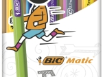 BIC Kit de fournitures scolaires pour ecolier avec 1compas d’apprentissage, 3instruments de geometrie, 10crayons graphite, 1taille-crayon et 6gommes - Pack de21