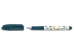 SCHNEIDER Stylo plume Zippi Corail Sweet jungle, plume mini, pointe M en acier, cartouche encre Bleu