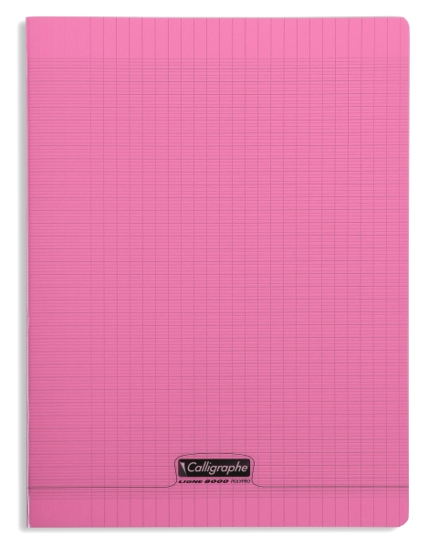 Cahier pique 8000 POLYPRO 24x32 cm 96 pages grands carreaux 90 g