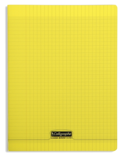 Cahier pique 8000 POLYPRO 24x32 cm 96 pages grands carreaux 90 g