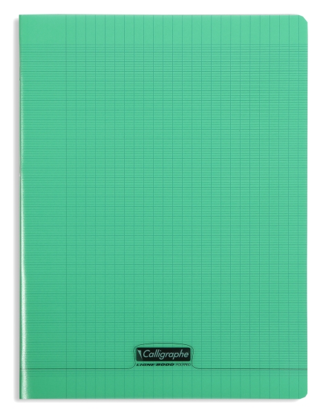 Cahier pique 8000 POLYPRO 24x32 cm 96 pages grands carreaux 90 g