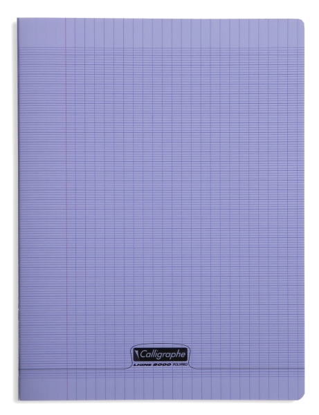 Cahier pique 8000 POLYPRO 24x32 cm 96 pages grands carreaux 90 g