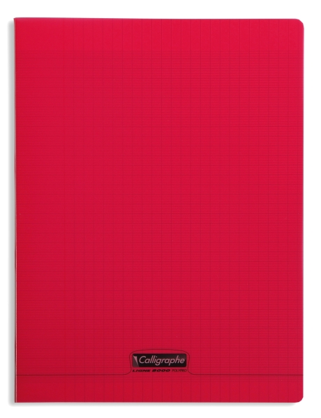 Cahier pique 8000 POLYPRO 24x32 cm 48 pages grands carreaux 90 g
