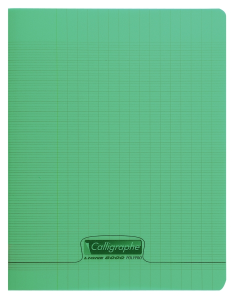 Cahier pique 8000 POLYPRO 24x32 cm 48 pages grands carreaux 90 g