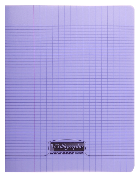 Cahier pique 8000 POLYPRO 24x32 cm 48 pages grands carreaux 90 g
