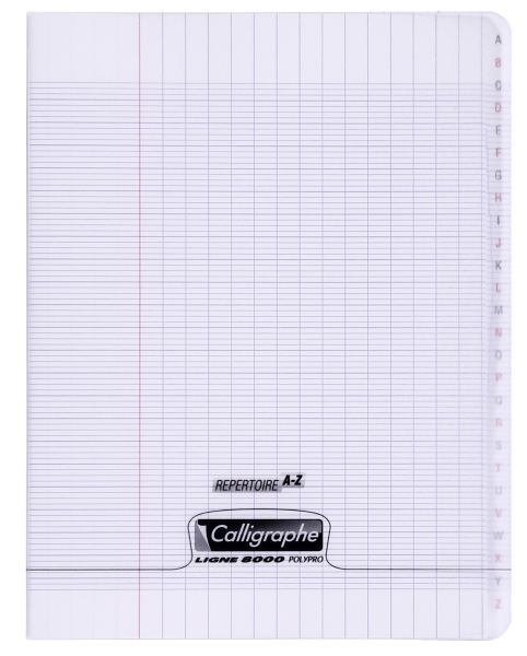 Repertoire pique 8000 POLYPRO 17x22 cm 96 pages grands carreaux 90 g