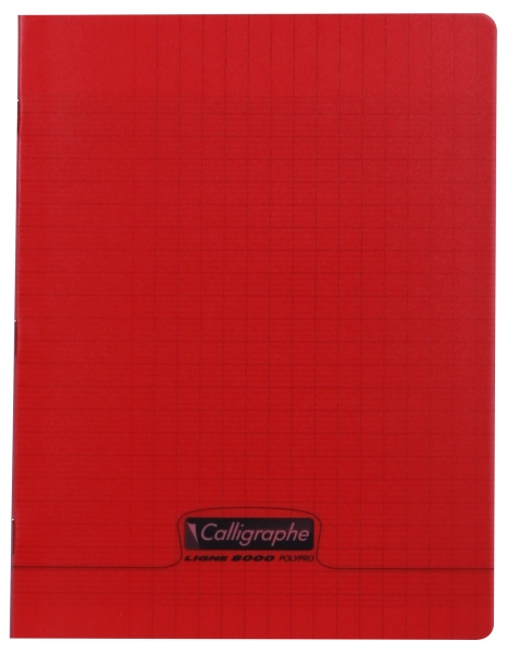 Cahier pique 8000 POLYPRO 17x22 cm 96 pages grands carreaux 90 g