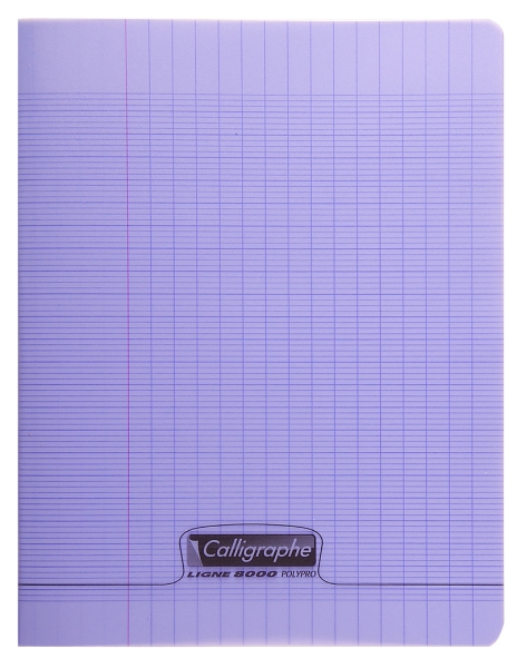 Cahier pique 8000 POLYPRO 17x22 cm 96 pages grands carreaux 90 g