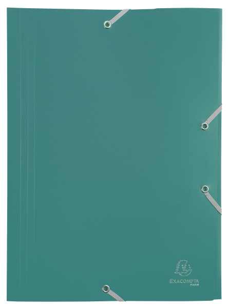 Chemise a elastique 3 rabats Polypropylene 4/10e Opaque Eco - A4 Chemise plastique polypropylene pour petit budget.