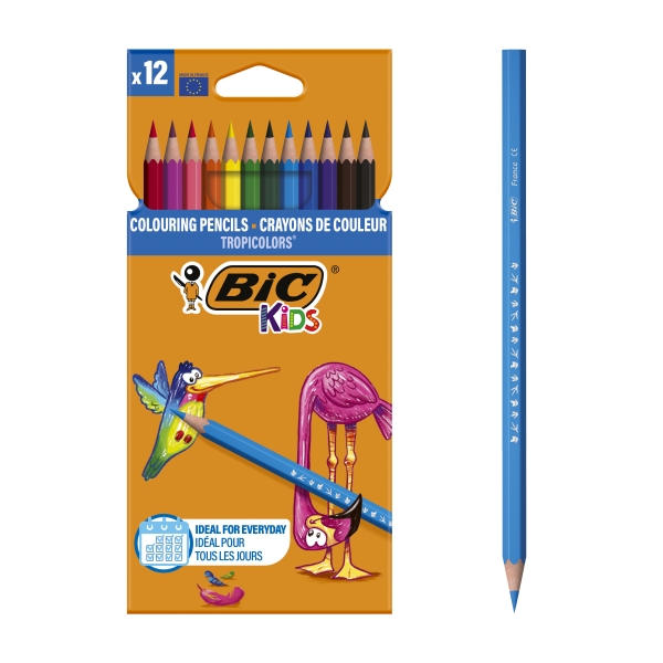 BIC ECOlutions Bâtons de Colle Blanche - 8 g, Pochette de 5