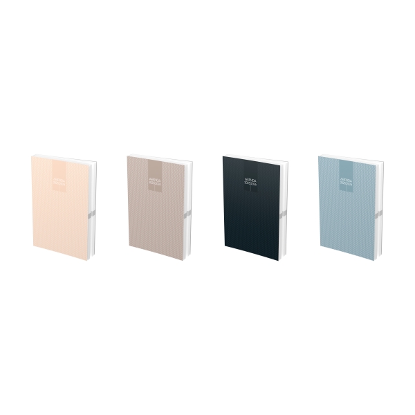 NO NAME Agenda Scolaire 2025 ‐2026 ‐ Couverture rase vif 12x17cm journalier ‐ 4 decors