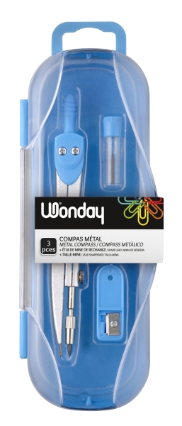 WONDAY Coffret compas 3 en 1 (lycee)