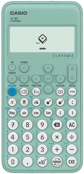 CASIO Calculatrice scientifique FX92 college nouvelle version 2023