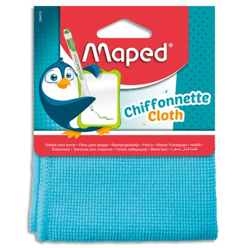 MAPED Chiffonnette nettoyante pour ardoise blanche.