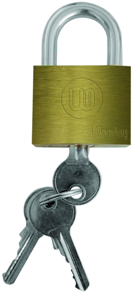 WONDAY Cadenas laiton a cles -Haute qualite - 40mm